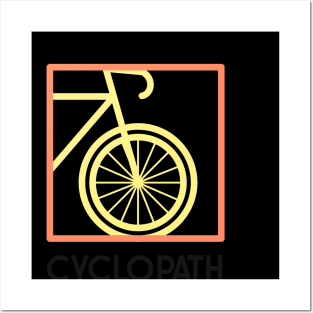 Cyclopath Cycling graphic tshirt Posters and Art